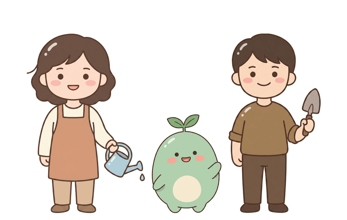 새싹이와 곁에 선 제미·제디