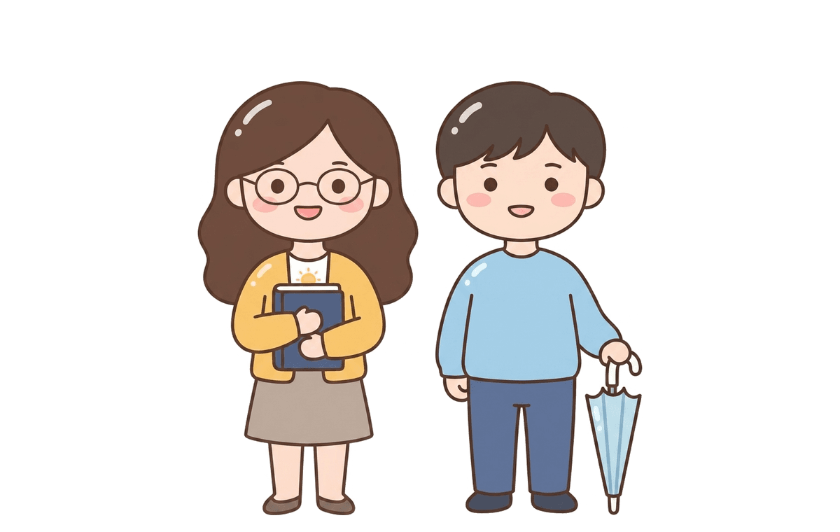 나란히 선 써니쌤과 레이니쌤